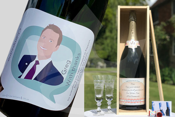 Personalised Champagne Jeroboam (3000ml) | Branded Champagne | Personalised corporate gift