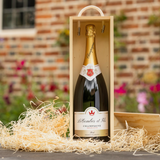 Personalised Magnum Champagne Gift with Wooden Box