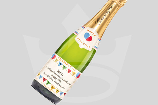 Personalised Half Bottle of Champagne (375ml) | Branded Champagne | Personalised corporate gift