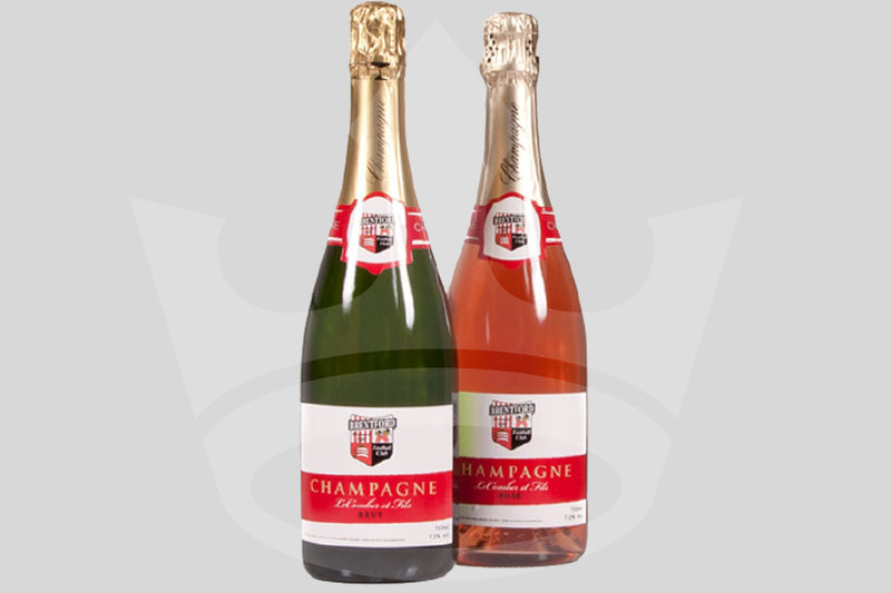 Rose & White Champagne | Personalised corporate champagne gift by Park Lane Champagne