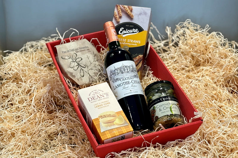 The Gentleman's Half Hour Wine Hamper Gift Box | Personalised corporate Hamper Gifts by Park Lane Champagne