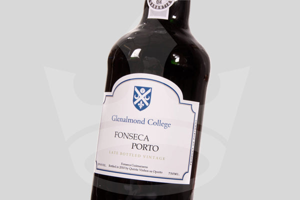 Personalised Fonseca Port Bottle | Corporate branded bottle Park Lane