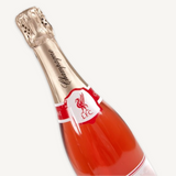 Personalised Rosé Champagne Gift with Wooden Box