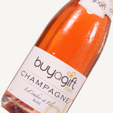 Personalised Rosé Champagne Gift