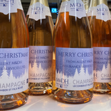 Personalised Rosé Champagne Gift with Luxury Box