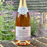 Personalised Rosé Champagne Gift