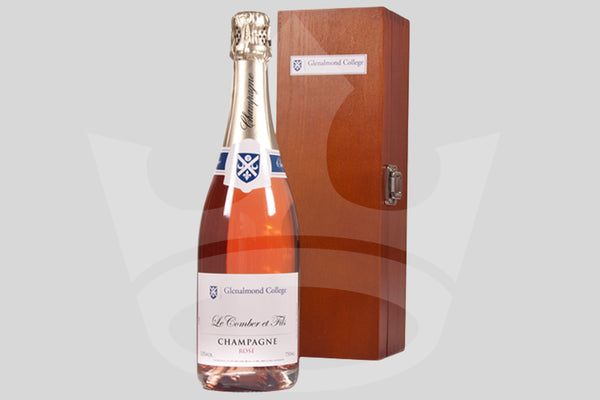 Personalised Rose Champagne with Luxury Box | Personalised corporate champagne gift
