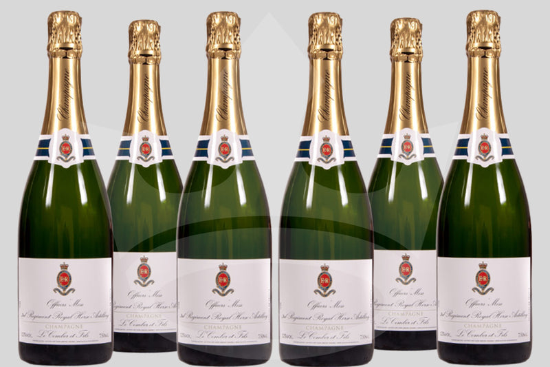 Personalised Champagne 6 bottles 750ml | Corporate own brand champagne half case